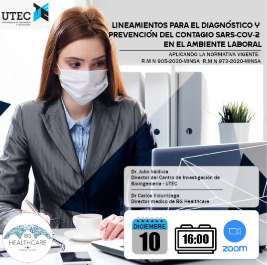 Webinar: Lineamientos para el diagnóstico y prevención del contagio SARS – COV2 en el ámbito laboral